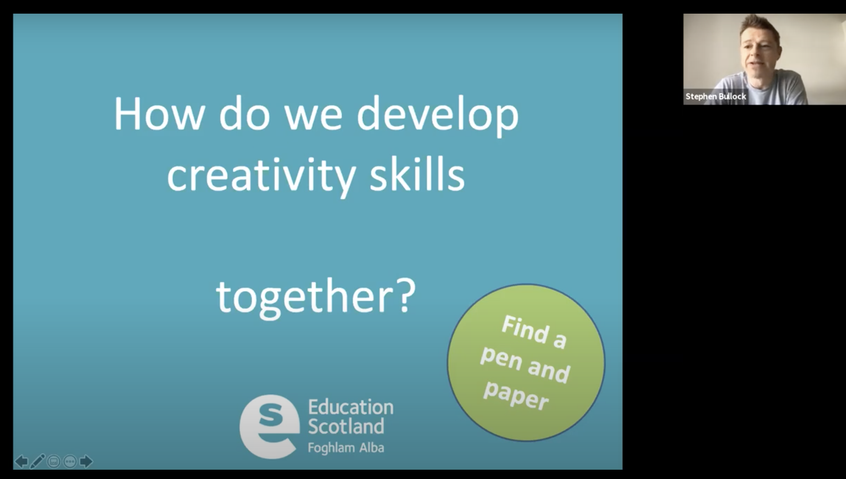 Back to School: Creativity - Webinar for National Parent Forum of Scotland